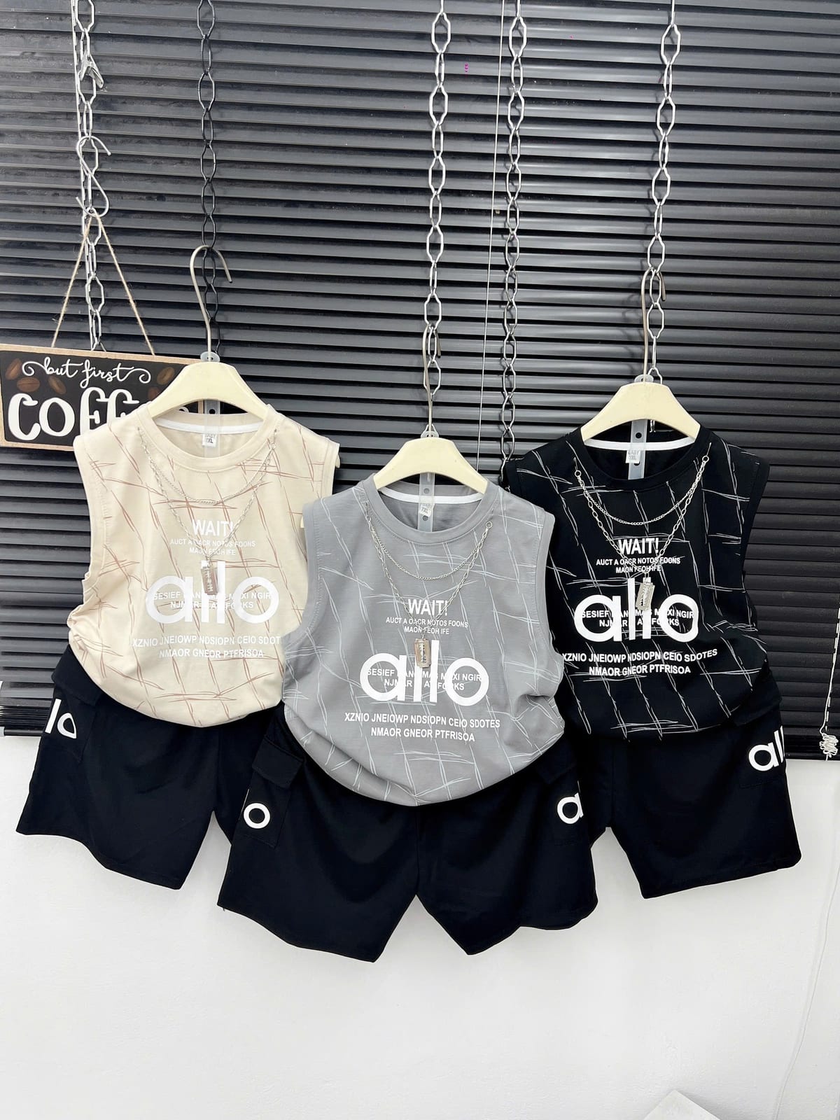 Combo 3 Bộ quần áo bé trai thun lạnh